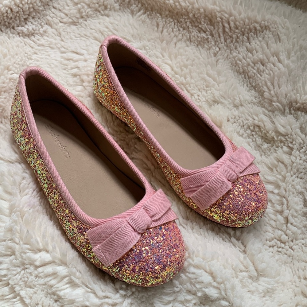Elephantito Pink Sparkle Flats